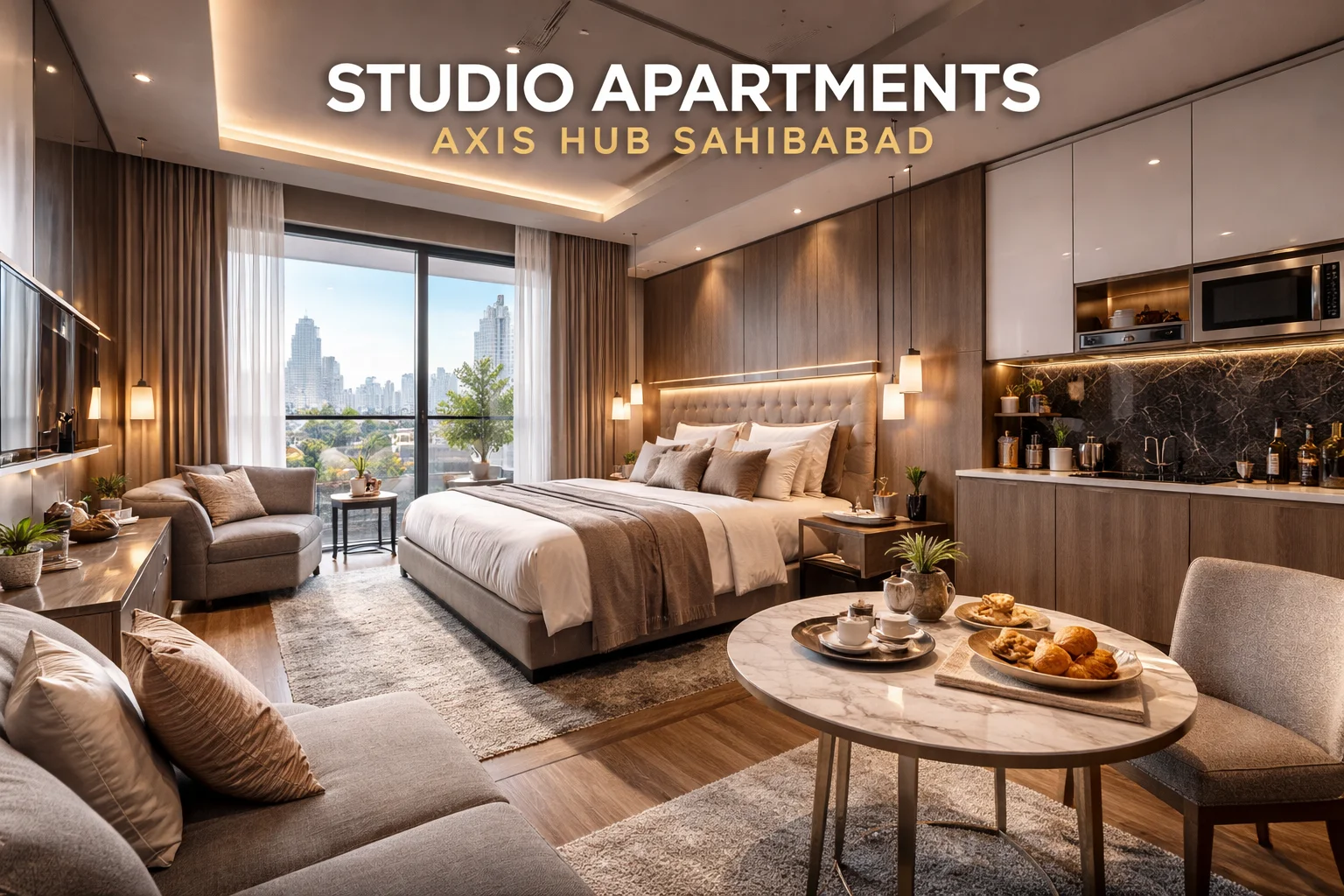 Studio Apartments at Capitol City Centre Sahibabad ISBT